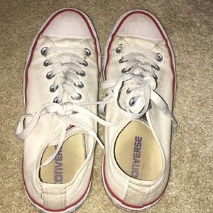 White Low-Top Converse